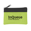 Custom Logo Zippered Security Money Bag Purses Coin Holder Pouch Bank Deposit Bag