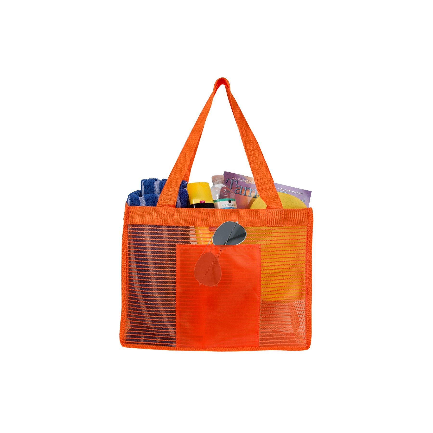 New-Large-Capacity-Mesh-Cosmetic-Bags-Travelling-Handbags-Beach-Storage-Bag-Nylon-Mesh-Bag-with-Logo (1)