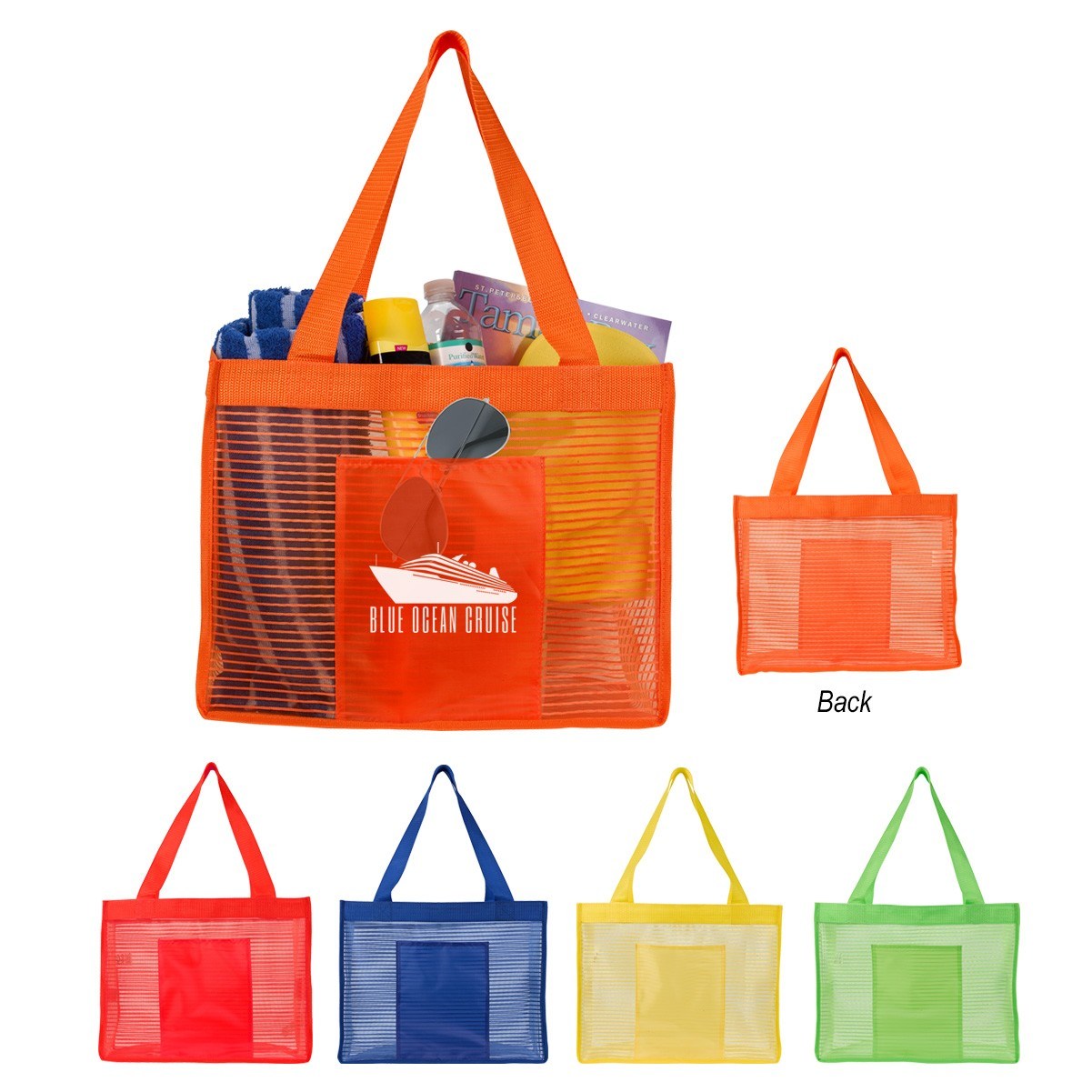 New-Large-Capacity-Mesh-Cosmetic-Bags-Travelling-Handbags-Beach-Storage-Bag-Nylon-Mesh-Bag-with-Logo