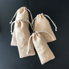 Natural Hessian Gift Storage Pouches drawstring Burlap Jute Candle Holder Bags