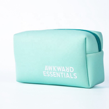 OEM Neoprene Make Up Pouch Cosmetic Pouch Case Make Up Bag with Zipper Custom Waterproof Travel Toiletry Bag