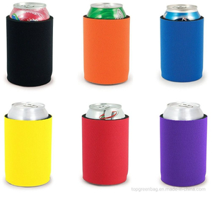 Neoprene Fabric Beer Bottle Can Cover Double Stitched Stubby Holder Koozie