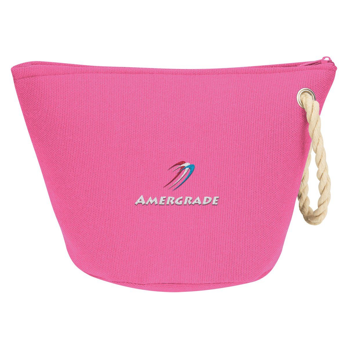 Custom Designed RPET Material Blank Canvas Zipper Pouch