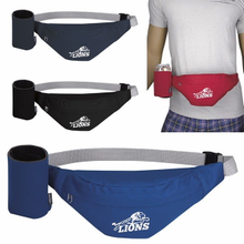 Koozie Fanny Pack Waist Bag with Can Kooler Water Bottle Stubby Holder