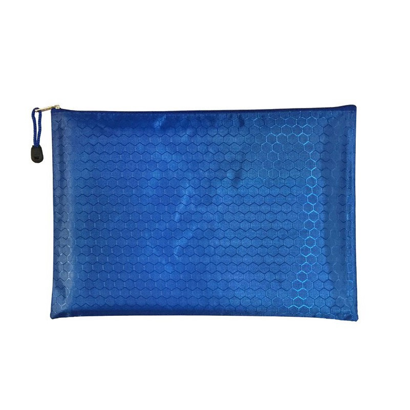 Stationery-School-Supplies-A4-Zippered-Document-Pouch-Polyester-File-Bag (2)