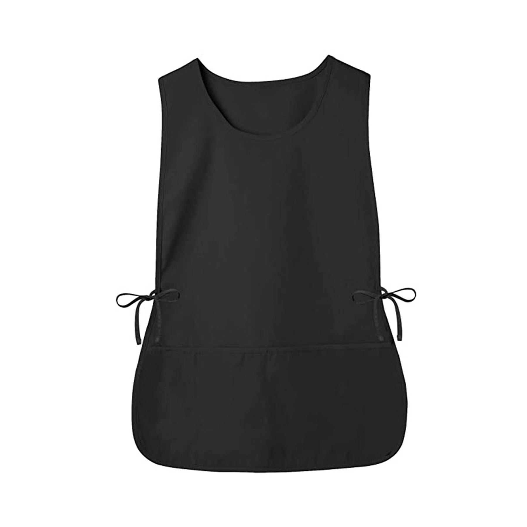 Unisex Polyester Cotton Uniforms Aprons Vest with Custom Embroidered Logo Cobbler Smock 2 Pockets Waist Strap Apron