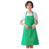 New Water Proof Waterproof and Oil-Proof Bib TPU PU Leather Material Apron