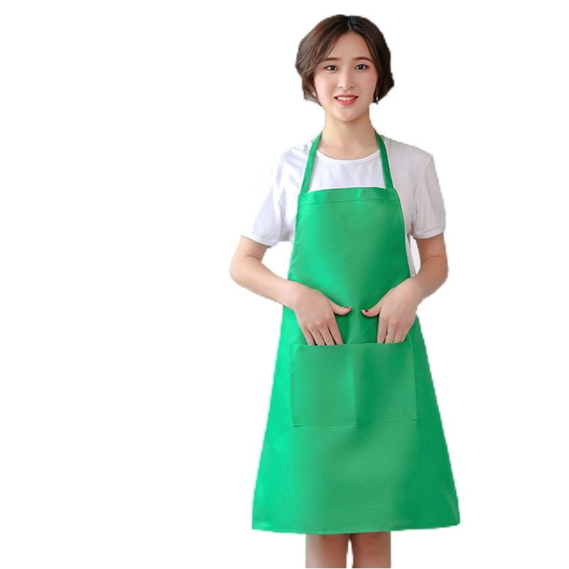 New Water Proof Waterproof and Oil-Proof Bib TPU PU Leather Material Apron