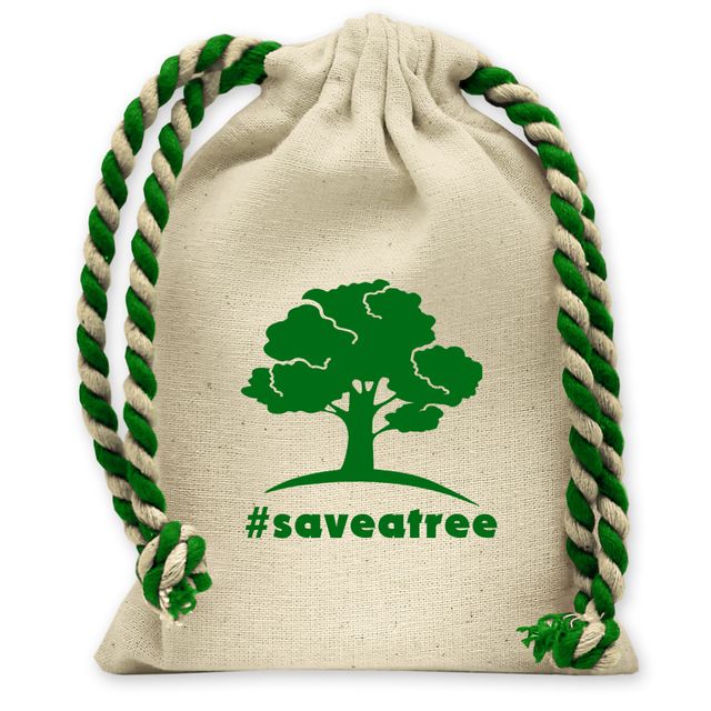 Custom Logo Recycled Gift Package Pouch Muslin Canvas Cotton jute Drawstring Dust Bags