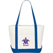Custom Simple Eco Extra Heavy-Weight Large Personalized Travel Beach Zipper Cotton Canvas Handbag Shopping Tote Bag with Front Pockets