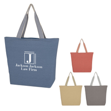 Classical Canvas Beach Bag Polycotton Polycanvas Tote Shopping Bag