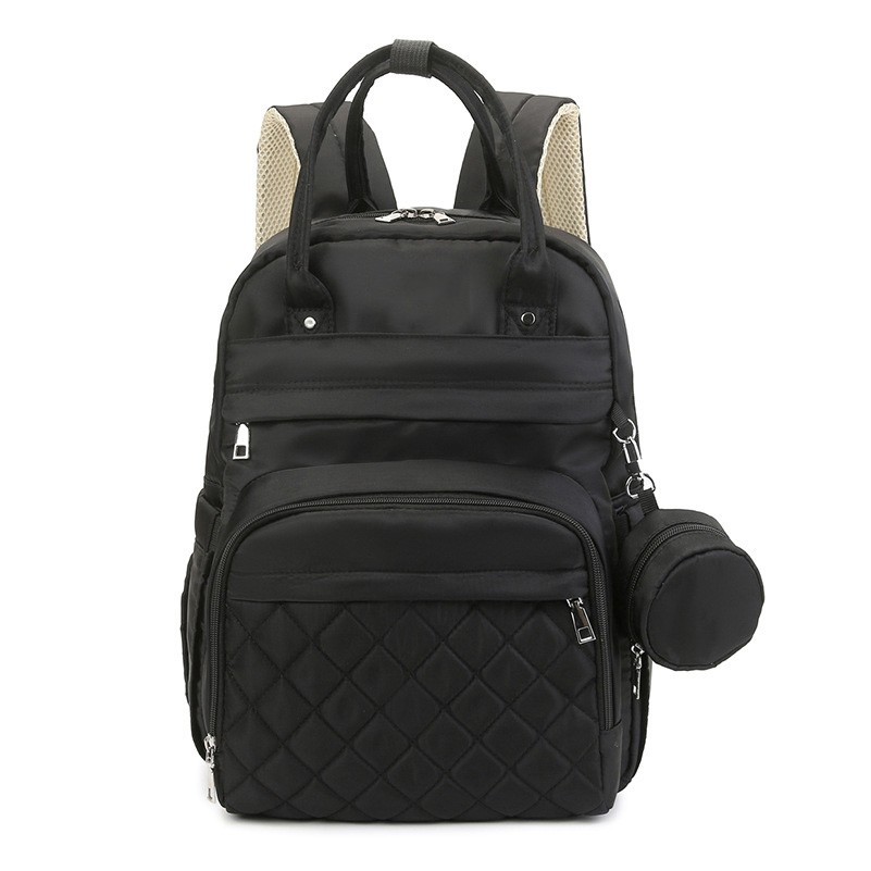 2025 Custom Baby Diaper Bag for Mother Stylish Large Capacity Nappy Bag