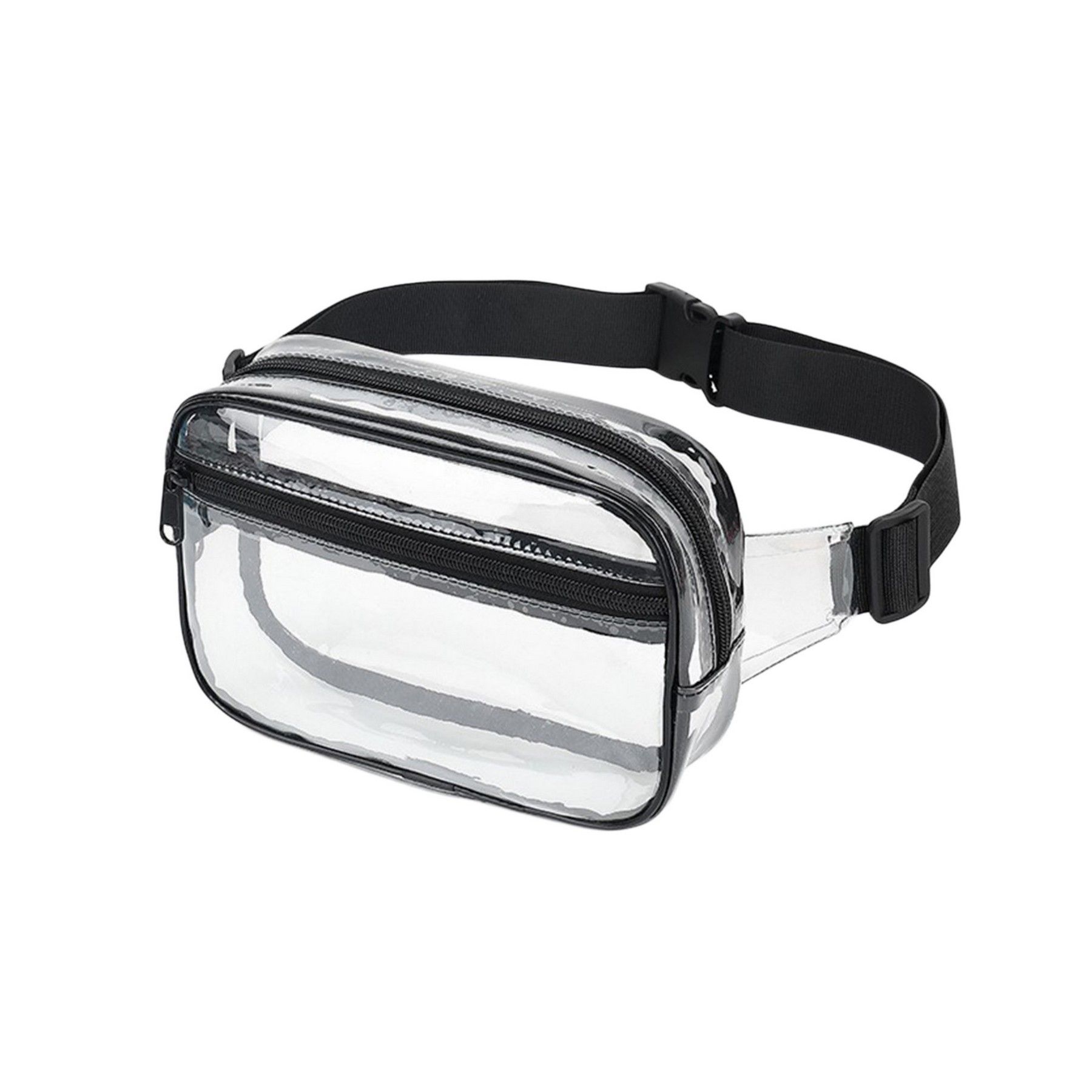 Mirror Leather PVC Waist Pack Crossbody Chest Bum Belt Bag