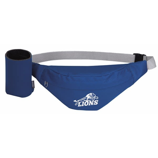 Koozie Fanny Pack Waist Bag with Can Kooler Water Bottle Stubby Holder