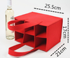 Reusable Eco Felt Wine Bottle Gift Packaging Carrier Tote Bag
