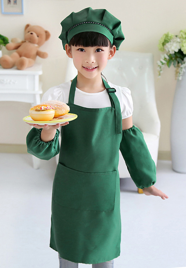 Customized-Art-Gallery-Kindergarten-Children-s-Painting-Sleeveless-Clothes-Baking-Apron-Set (4)