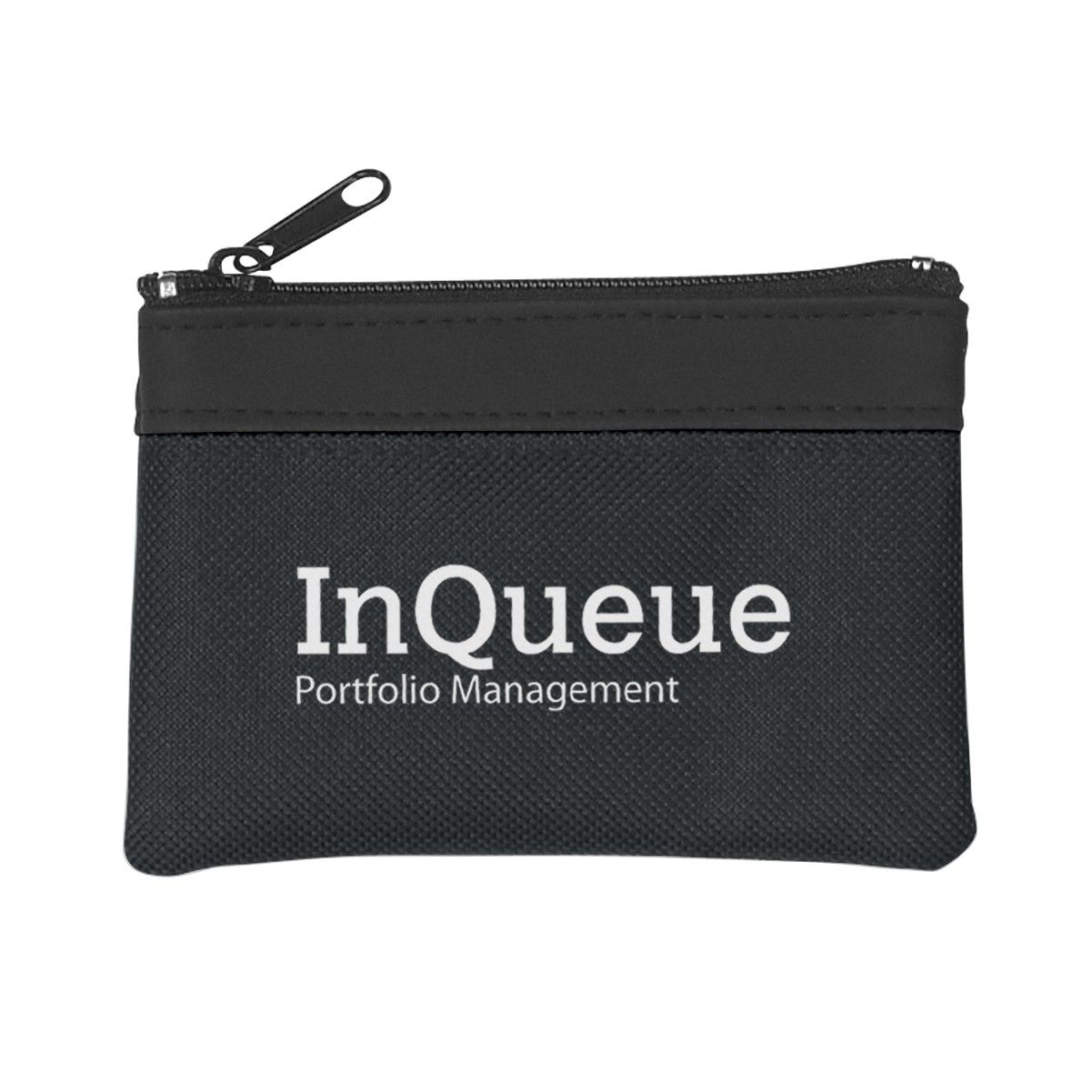 Custom Logo Zippered Security Money Bag Purses Coin Holder Pouch Bank Deposit Bag