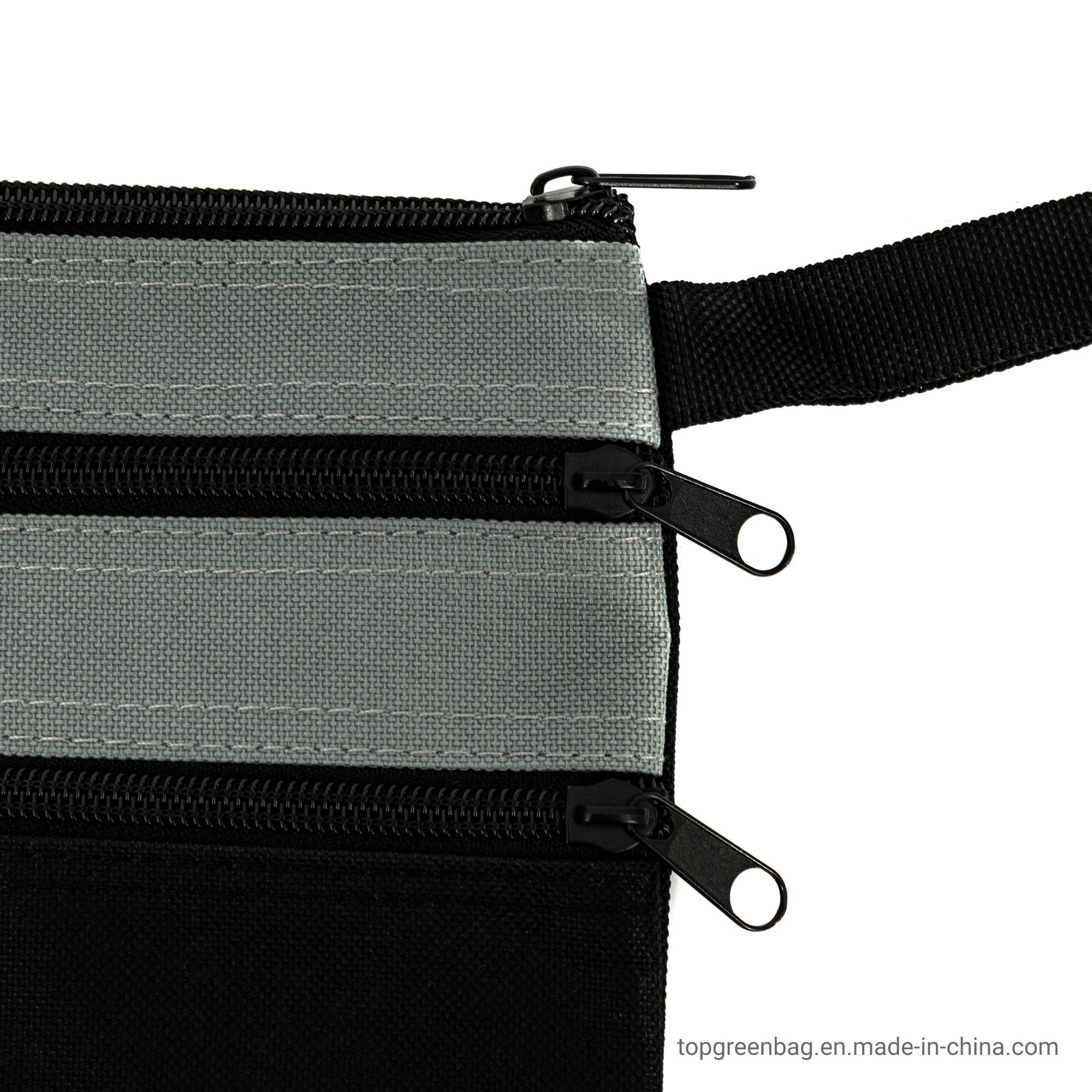 Custom File Book Double Zipper Pocket Car Document Bag