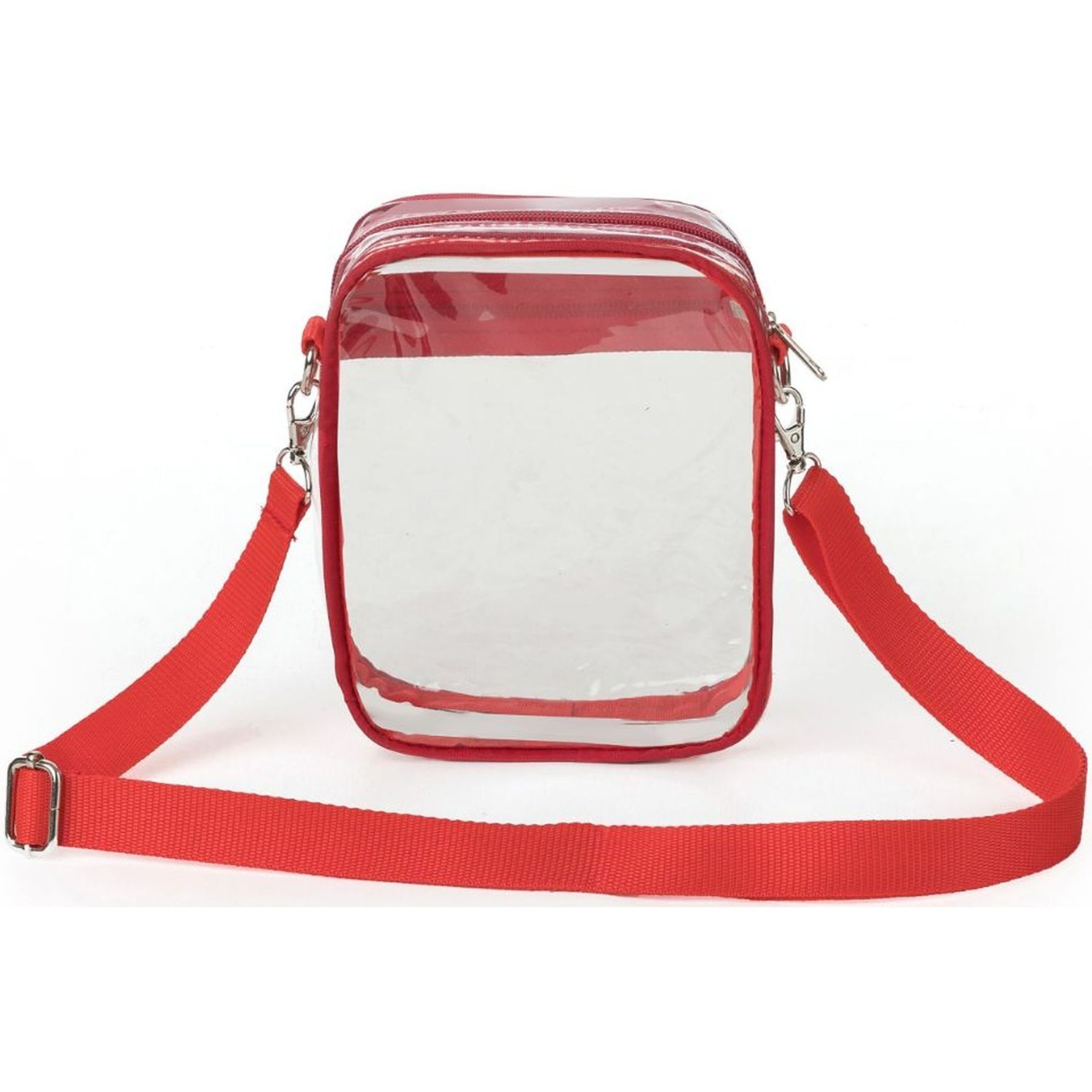 2025 NFL Stadium Approved PVC Crossbody Messenger Bag Clear Purse Transparent Shoulder Sling Bag