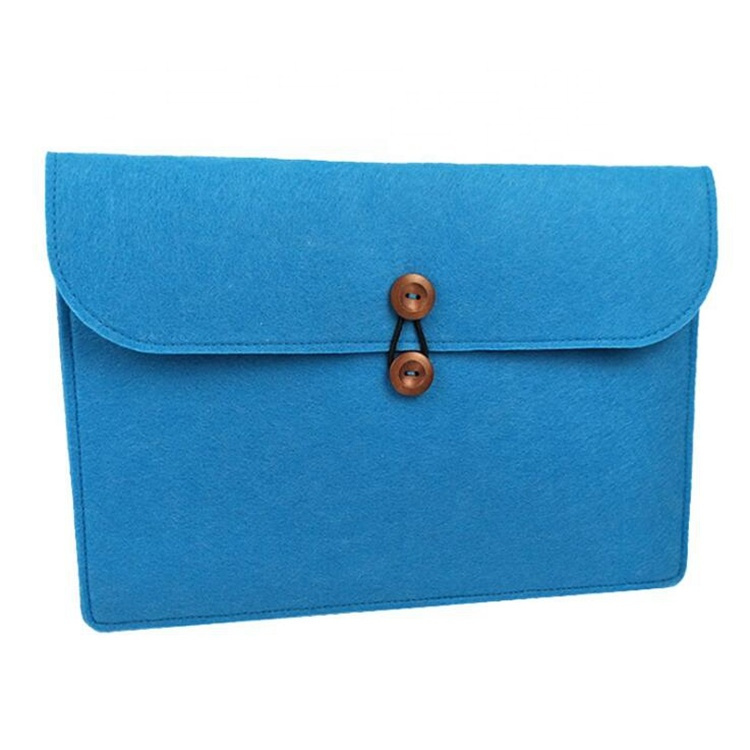 Factory Custom Hotsell Soft Wool Felt Travel Carrying Case Storage Bag for MacBook