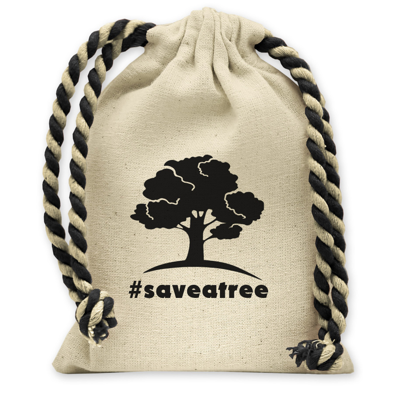 Custom Logo Recycled Gift Package Pouch Muslin Canvas Cotton jute Drawstring Dust Bags