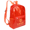 New Trend Good Quality Vinyl Plastic TPU Beach Bag Unisex TPU Clear College Backpack
