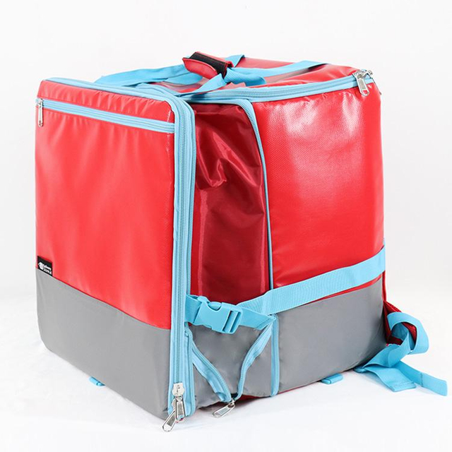 Eco-friendly Factory Wholesale Customized Tarpaulin Extra Heavy Duty Food Thermal Bag For Delivery Service