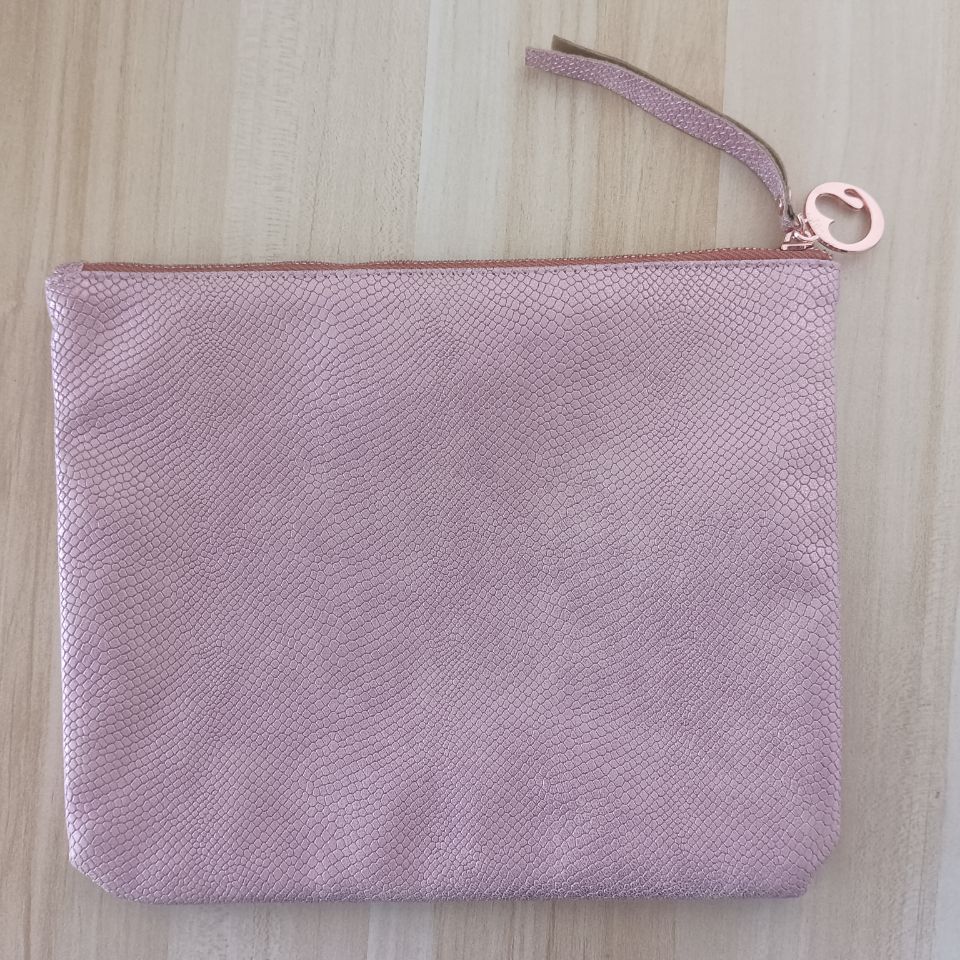 Custom Color PU Leather Makeup Pouch Cosmetic Make Up Zipper Wash Beauty Brush Bag