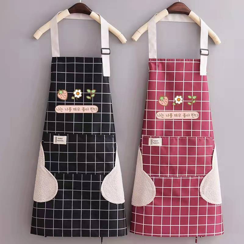 Adjustable-Cotton-Linen-Kitchen-Aprons-Sleeved-Apron-for-Women-Chef-Apron (2)