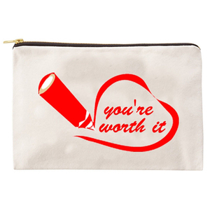 Carry Pouch for Shopping Travelling Home Outdoors Canvas Clutch Coin Purse