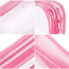 Waterproof Transparent PVC Zipper Pouch Stationery Pen Case Plastic Clear Pencil Bags