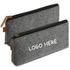 Factory Directly Supply Office Easy Carrying Mini Felt Pen Pencil Case Stationery Pouch with Zipper