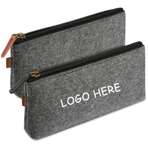 Factory Directly Supply Office Easy Carrying Mini Felt Pen Pencil Case Stationery Pouch with Zipper