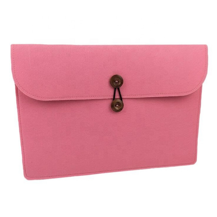 Factory Custom Hotsell Soft Wool Felt Travel Carrying Case Storage Bag for MacBook