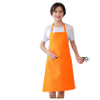 New Water Proof Waterproof and Oil-Proof Bib TPU PU Leather Material Apron