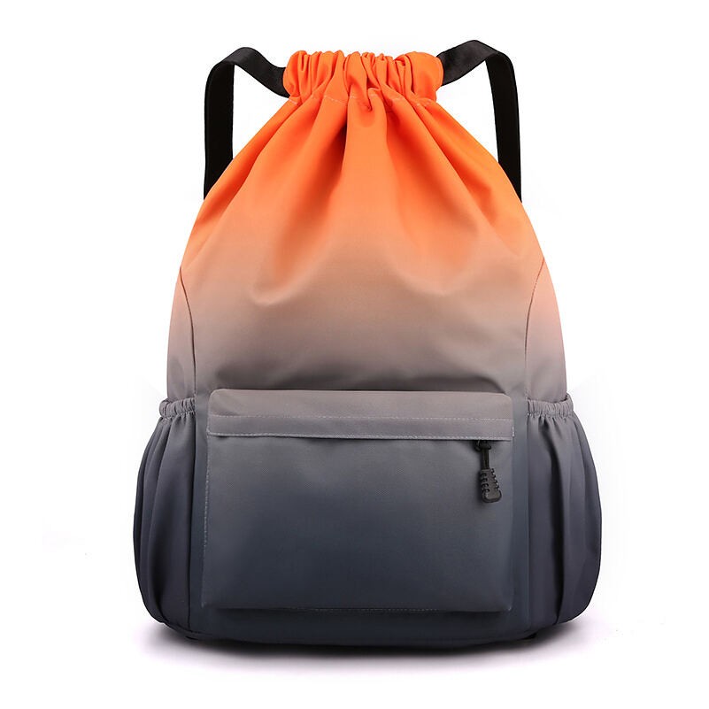 Compartment Fitness Drawstring Backpack Shoes Bag for Woman Sports Gym