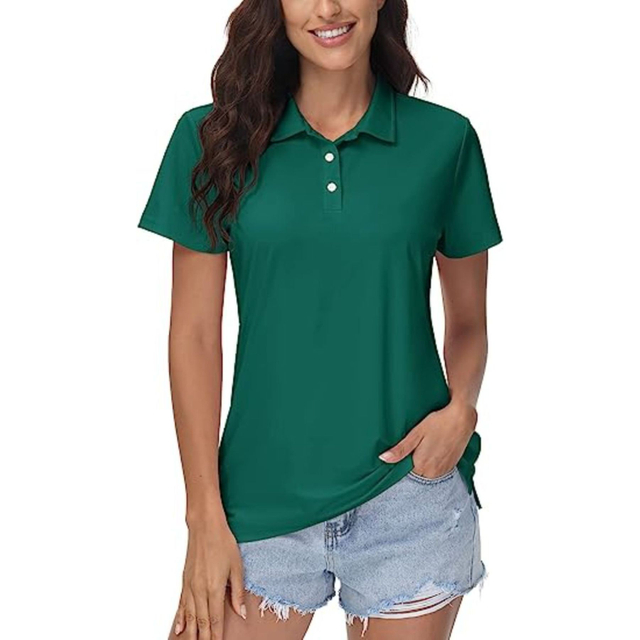100% Recycled Polyester Unisex Polo Shirt Mesh Fabric Custom Slim Fit Lady Polo Shirts Women