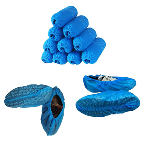 Wholesale Supplier Industrial Lightweight Machine Made Non-woven Shoe Cover Reusable Non-skid Disposable Shoe Covers