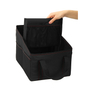 Car Trunk Storage Box Collapsible Organizer with 3 Compartments Home Car Seat Organizer