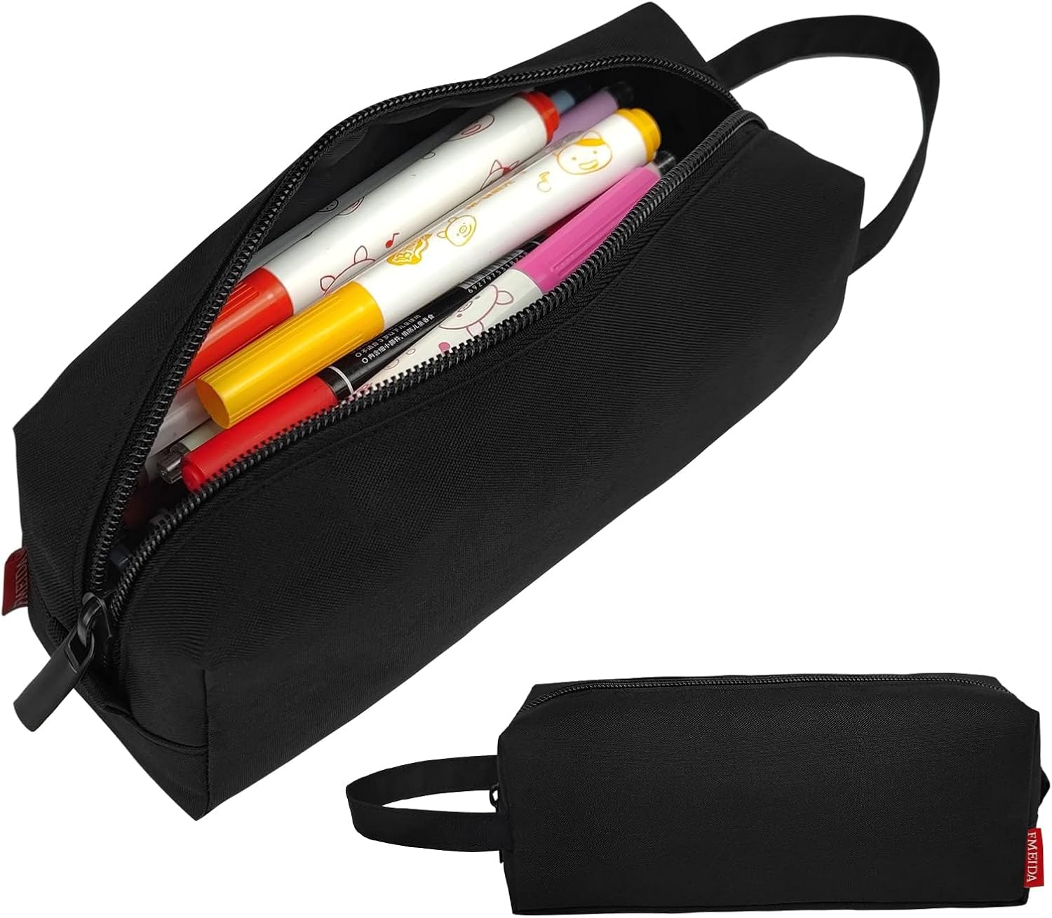 Simple Office Stationery School Pencil Case Pen Bag Kids Pen Case Pouch Portable Stationery Bag