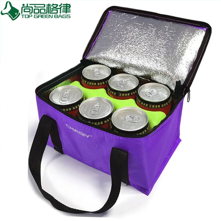 Insulated Beer Can Lunch beer cooler bag with Front Pocket (TP-CB220)