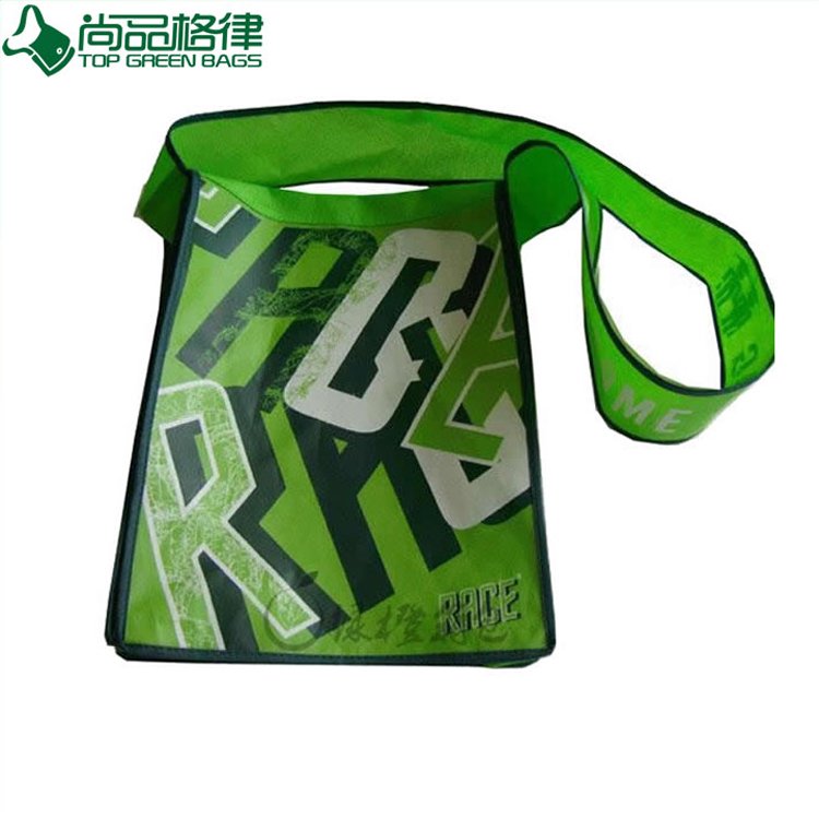 High Quality Waterproof Non Woven Laminated Shoulder Bag (TP-SD051)