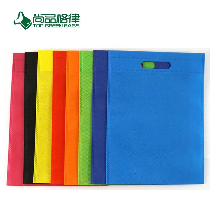 PP Non Woven Ultrasonic Bag with Die Cut Handles (TP-SP082)