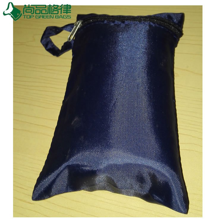 Nylon Foldable Reusable Shopping Bag with Snap Button (TP-FB166)