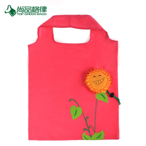 Best Selling Environment-Friendly Various Flower Custom Shape Shopping Bag