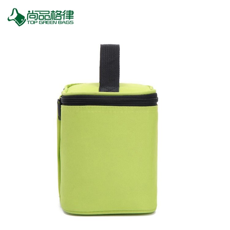 Wholesale High Quality Simplicity Pattern Zipper Close Adult Insulated Lunch Cooler Bag
