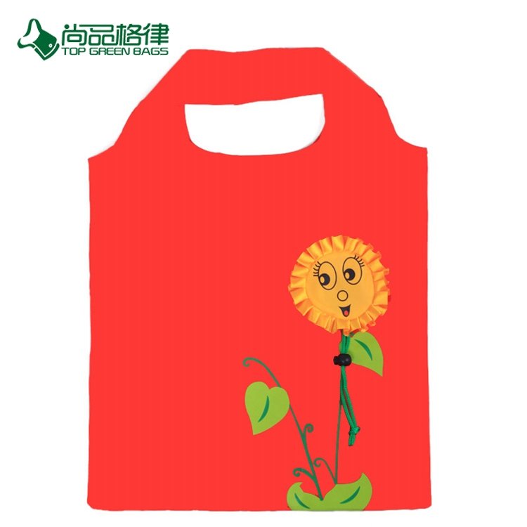 Best Selling Environment-Friendly Various Flower Custom Shape Shopping Bag